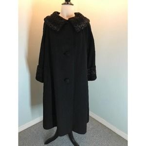 Vintage Winkelman's Flare 3 Button Coat